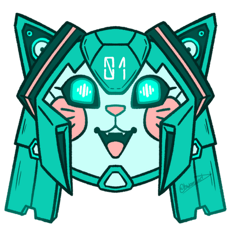 Mecha-Cat Hatsune Miku Mecha-Cat Hatsune Miku