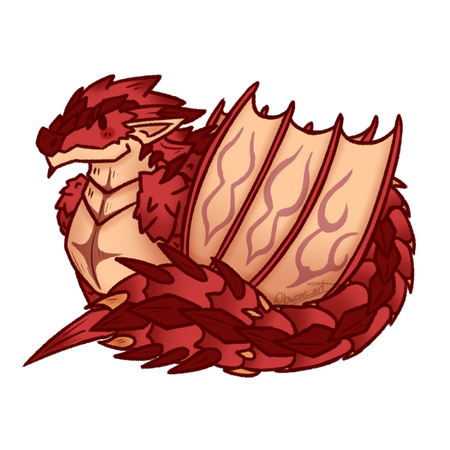 Rathalos from Monster Hunter