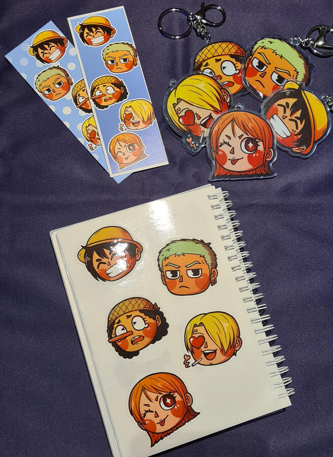 Examples of One Piece Fan-Merchandise